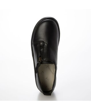 ing <ing>【サスティナブル】サイドファスナーデザインシューズ ブラック