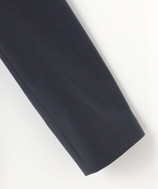 J.PRESS LADIES L 【セットアップ対応】BAHARIYE1 ノーカラー ジャケット ネイビーピンヘッド系