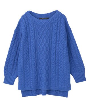 YECCA VECCA ケーブルニット Blue