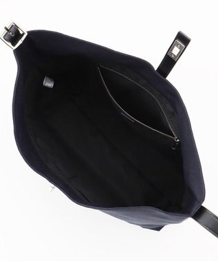 ICB リネン混ワンショルダー ネイビー系