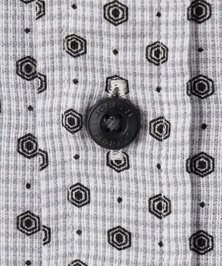 JOSEPH ABBOUD 【イージーケア】小紋プリント 半袖シャツ グレー系5