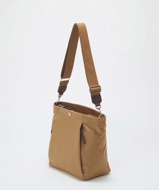 TOPKAPI 【Breath TOPKAPI】SLANT スラント ナイロン ユーティリティ ショルダーバッグ　 ブラウン