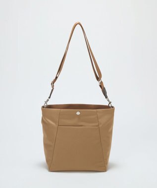 TOPKAPI 【Breath TOPKAPI】SLANT スラント ナイロン ユーティリティ ショルダーバッグ　 ブラウン