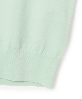 23区 L 【先行予約】ネオコンフォートストレッチ レーシーデザイン ニット スモーキーグリーン系