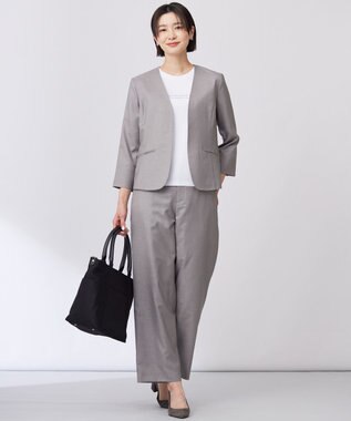 J.PRESS LADIES 【A4サイズ収納可】 ナイロン トート バッグ ブラック系