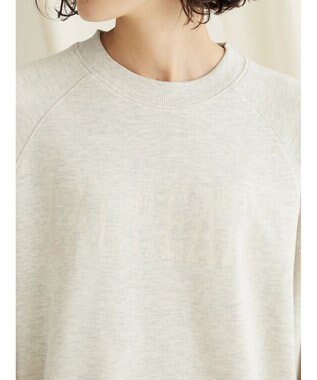 CRAFT STANDARD BOUTIQUE プリント裏毛ビッグプルオーバー Oatmeal