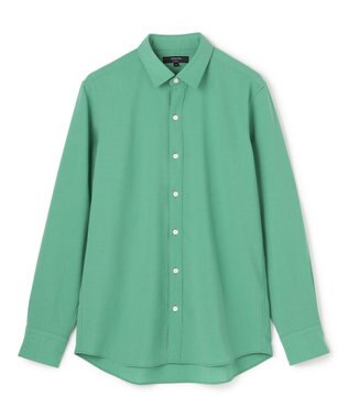 JOSEPH HOMME 【機能素材】テクノボイルストレッチ　レギュラーカラーシャツ スモーキーグリーン系