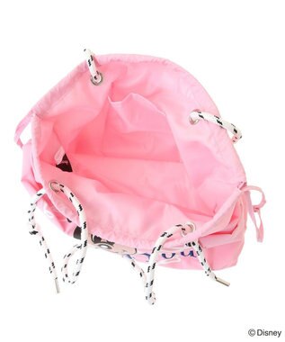 Green Parks ミッキー＆フレンズ／刺繍巾着トート Light Pink