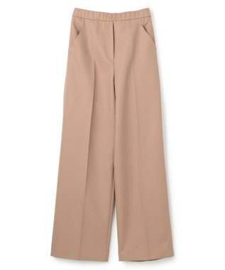 JOSEPH 【洗える】ボイルコットン　ワイドトラウザーズ Frozen Mocha