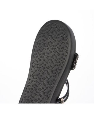 MODE ET JACOMO <carino>２WAYビジューサンダル ブラック