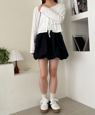 WEGO キャミセットリボンカーディガン オフホワイト