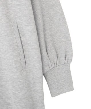 earth music&ecology レイヤーヘムワンピース Gray Mixture