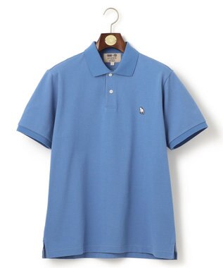 J.PRESS MEN 【大人気 / 10色展開】バックブル カノコレジメン ポロシャツ ブルー系