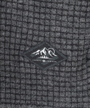 JOSEPH ABBOUD MOUNTAIN 【吸湿発熱/蓄熱保温/】 ソフトウォームワッフルタートル プルオーバー カットソー グレー系