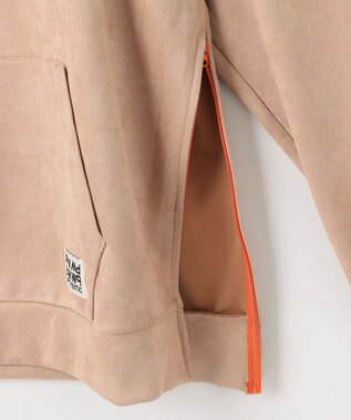 PW CIRCULUS 【MEN】スエード調 デタッチャブルフーディ ベージュ系