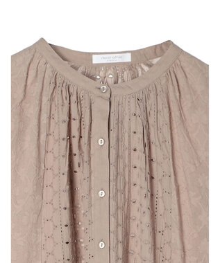 Green Parks Ｉ　パッチワーク刺繍チュニック Mocha