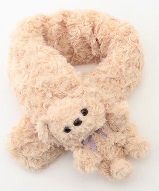 ANY KIDS アニマルふわふわマフラー クマ