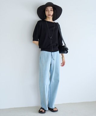 接触冷感/UVケア/抗菌防臭】スゴ機能 パフスリーブニット