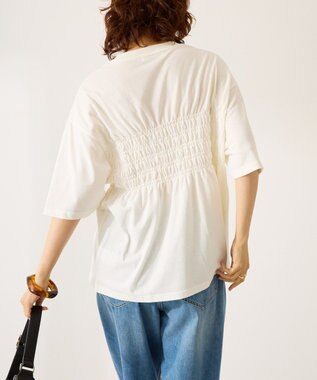 AMERICAN HOLIC カレッジプリントシャーリングプルオーバー Off White