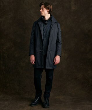 JOSEPH ABBOUD MOUNTAIN 【ストレッチ/吸水速乾/UVカット】ヴィンテージチノ パンツ ブラック系