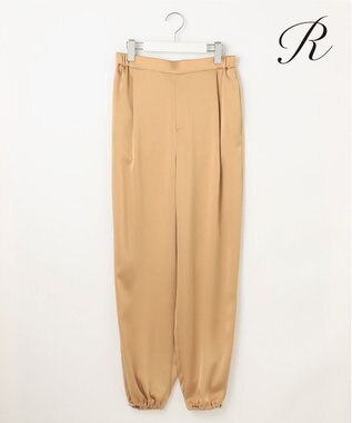 【R(アール)】トリアセサテン ドロストパンツ