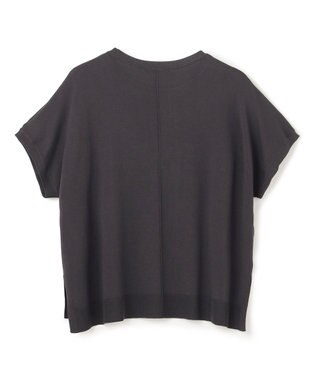 UNFILO スゴ機能美ニット ロゴジャガード チャコールベース