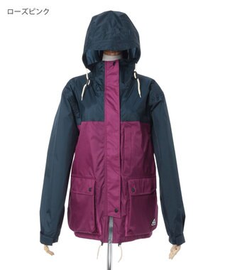 MOONBAT 【レイングッズ】フルトン (FULTON) ナイロンリップ マウンテンパーカー ローズピンク