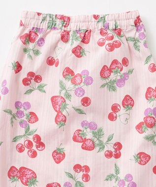 ANY KIDS ロング丈 浴衣 セット ピンク×イチゴ