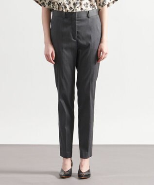 JOSEPH ウールバイストレッチ　テーパードトラウザーズ Dark grey