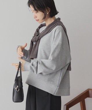 AMERICAN HOLIC 配色ライン裏毛プルオーバー