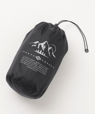 JOSEPH ABBOUD MOUNTAIN 【ECO撥水/耐水性/透湿防水素材/ストレッチ/軽量】ボイルドポリエステル マウンテンシェル パンツ ブラック系