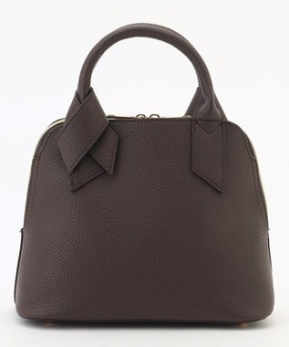 LA BAGAGERIE 【maison vert】 【超軽量/多収納】リボンハンドル2WAYバッグ ダークチョコ