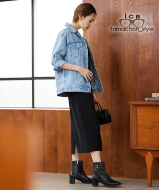ICB 【ICB×tamachan_style コラボ】 Gジャン ブルー系