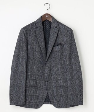 JOSEPH ABBOUD 【ストレッチ/セットアップ/弱撥水】フランネル ジャージ ジャケット ネイビー系4