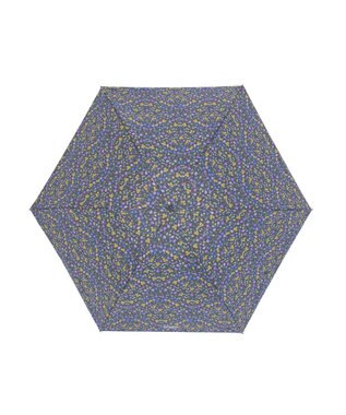 MOONBAT 【 遮光率100％/遮熱/UV/軽量】MACKINTOSH PHILOSOPHY(マッキントッシュフィロソフィー)晴雨兼用日傘 Snowblue Garden Barbrella バーブレラ 折りたたみ傘 フワクール生地使用 ディープブルー