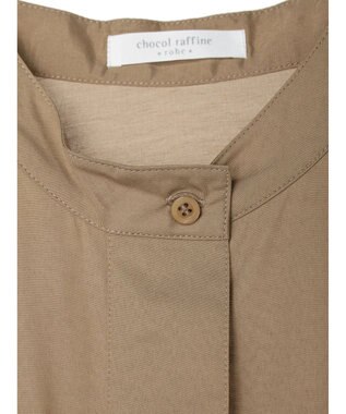 Green Parks 接触冷感　フレンチスリーブチュニック Khaki