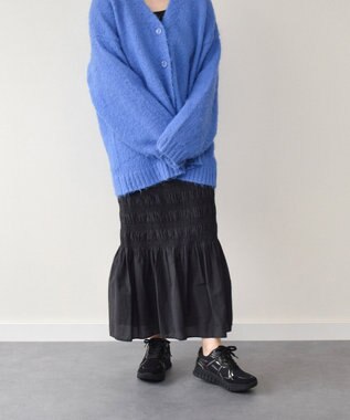 Bridget Birkin 【PARADIS COULEUR】異素材コンビレースアップスニーカー ブラックコンビ