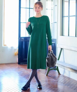 Tiaclasse 三つ編みハンドルファーバッグ グレー