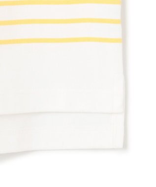 23区 【洗える】Armor-lux スムース パネルボーダー カットソー オフ×レモンイエロー