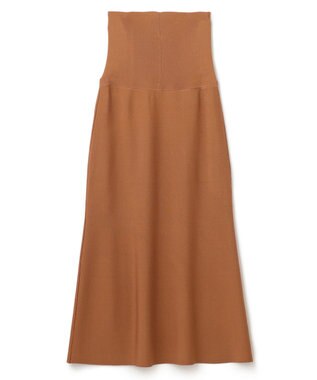 BEIGE， 【WEB限定】KINABALU / ニットスカート Camel
