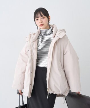 earth music&ecology リブタートルネックプルオーバー Border