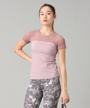 Chacott Motion シアーブラトップ グレイッシュローズ