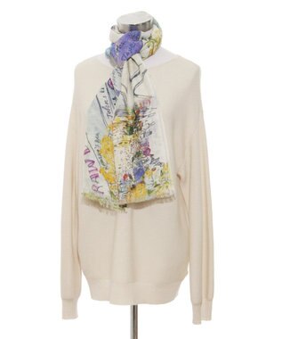 MOONBAT ハナト (Hanato) シルクコットンストール タウンマップ パープル