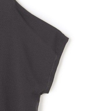 UNFILO スゴ機能美ニット ロゴジャガード チャコールベース