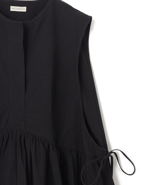 BEIGE， 【WEB限定】PROTAGONISTA / ギャザーブラウス Black