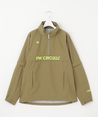PW CIRCULUS 【 耐水圧20000mm  / レイン対応 】【UNISEX】防水レインブルゾン ゴルフ カーキ系