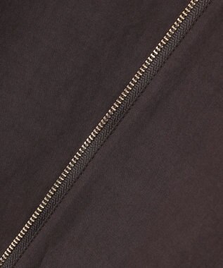 自由区 コットンリネンウェザーライト コート ブラウン