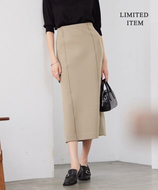 ICB 【WEB限定・洗える】 ヘヴィダンボール スカート ライトモカ系