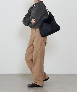 russet ナイロンジャガード2WAYショルダーバッグ(CE-1622) Black/Navy