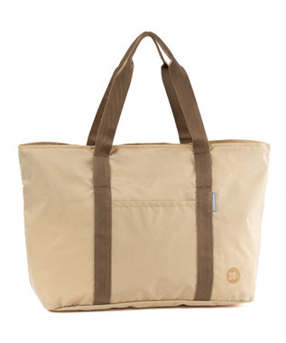 ACE BAGS & LUGGAGE World Traveler  タイヴァス トートバッグ 折りたたみ可能 20L 折りたたみ可能 セットアップ可能 ポーチ付き ワールドトラベラー アルコ 旅行 お出かけ 63711 グレージュ